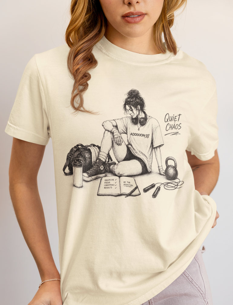 Quiet Chaos - Inner Strength | Unisex Garment-Dyed Heavyweight T-Shirt