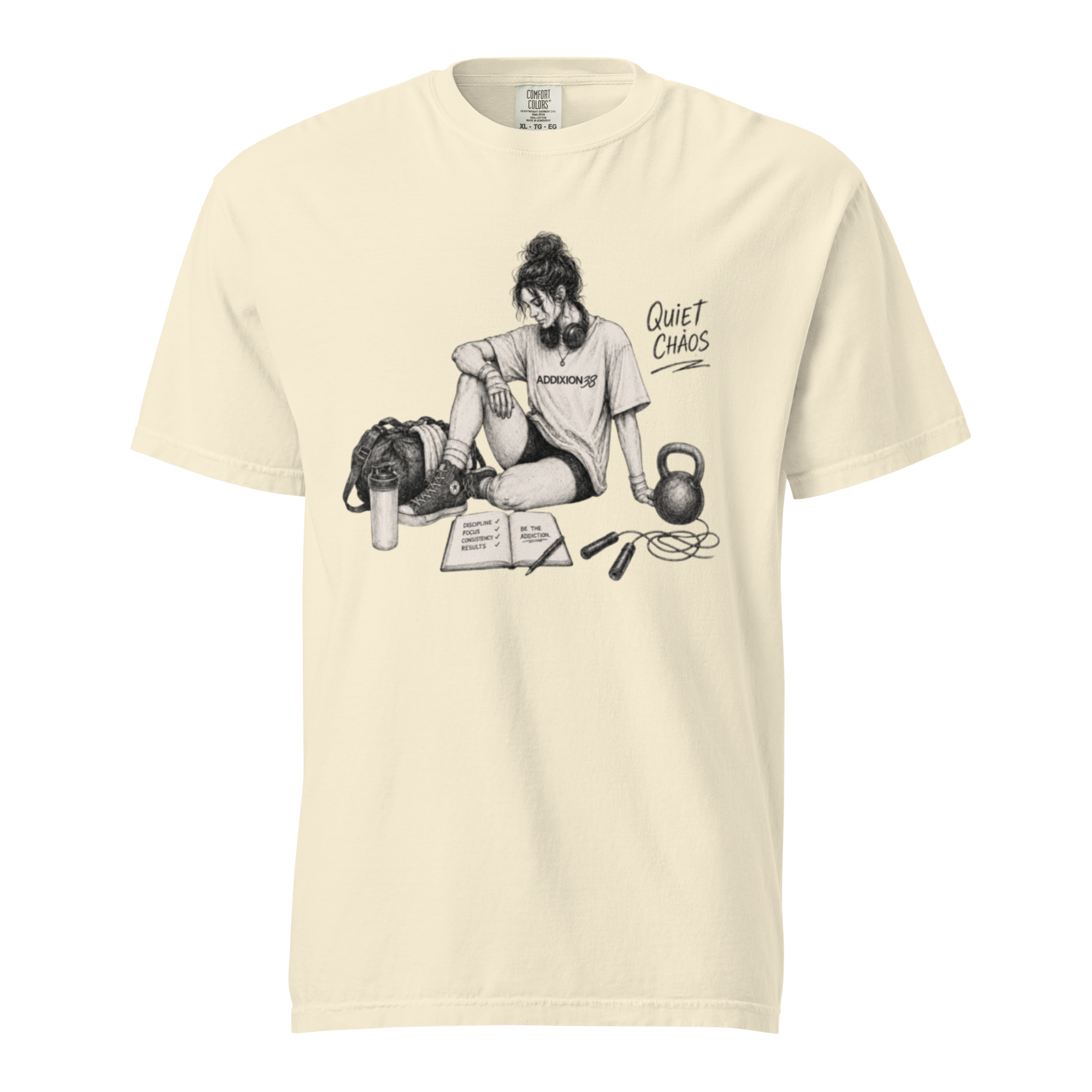 Quiet Chaos - Inner Strength | Unisex Garment-Dyed Heavyweight T-Shirt