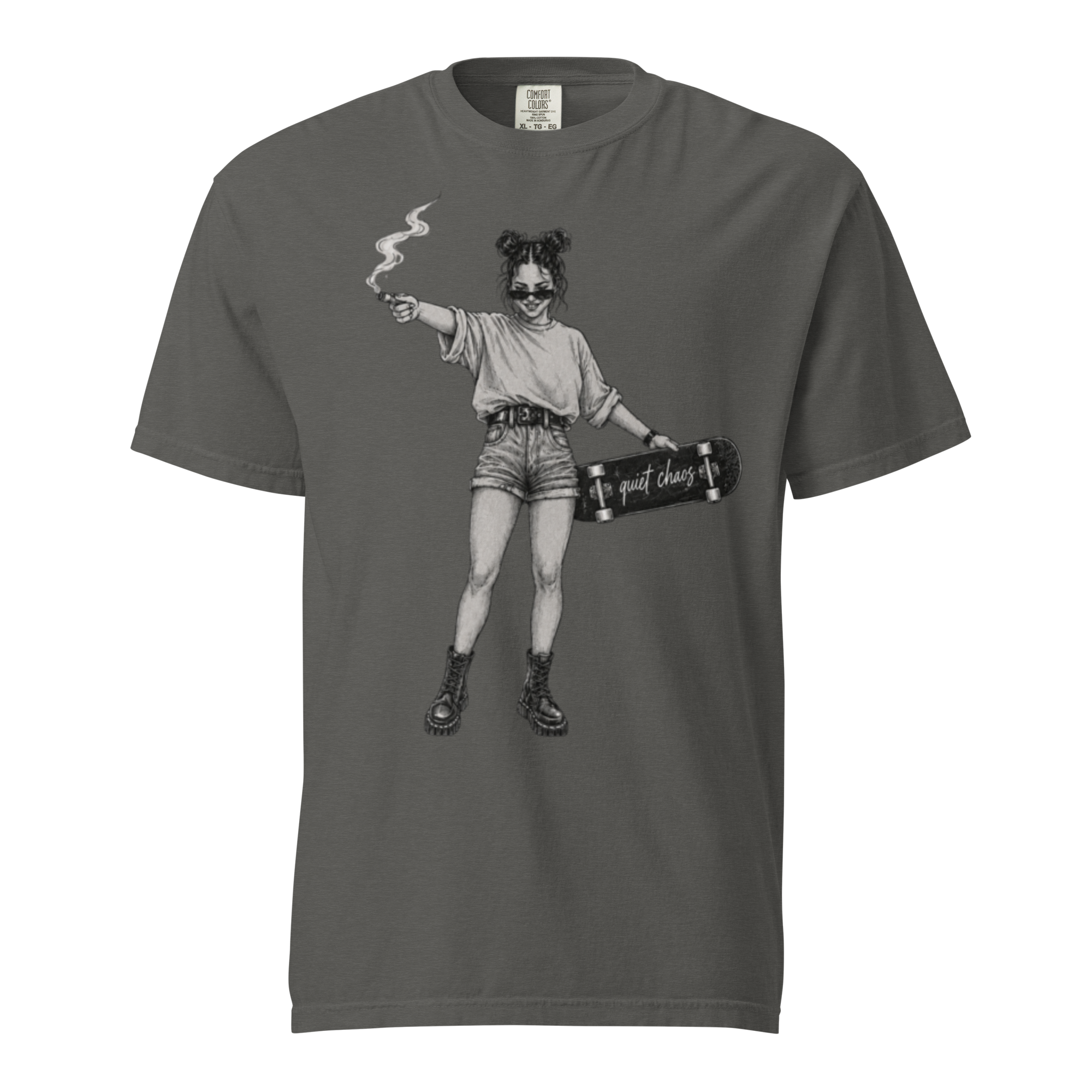 Quiet Chaos - Untamed Soul | Unisex Garment-Dyed Heavyweight T-Shirt