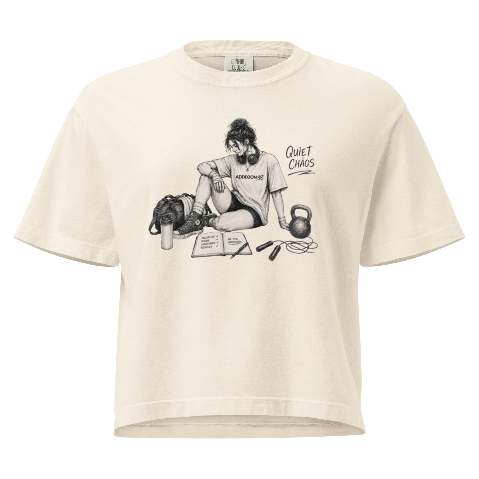 Quiet Chaos - Inner Strength | Women’s Heavyweight Boxy Tee
