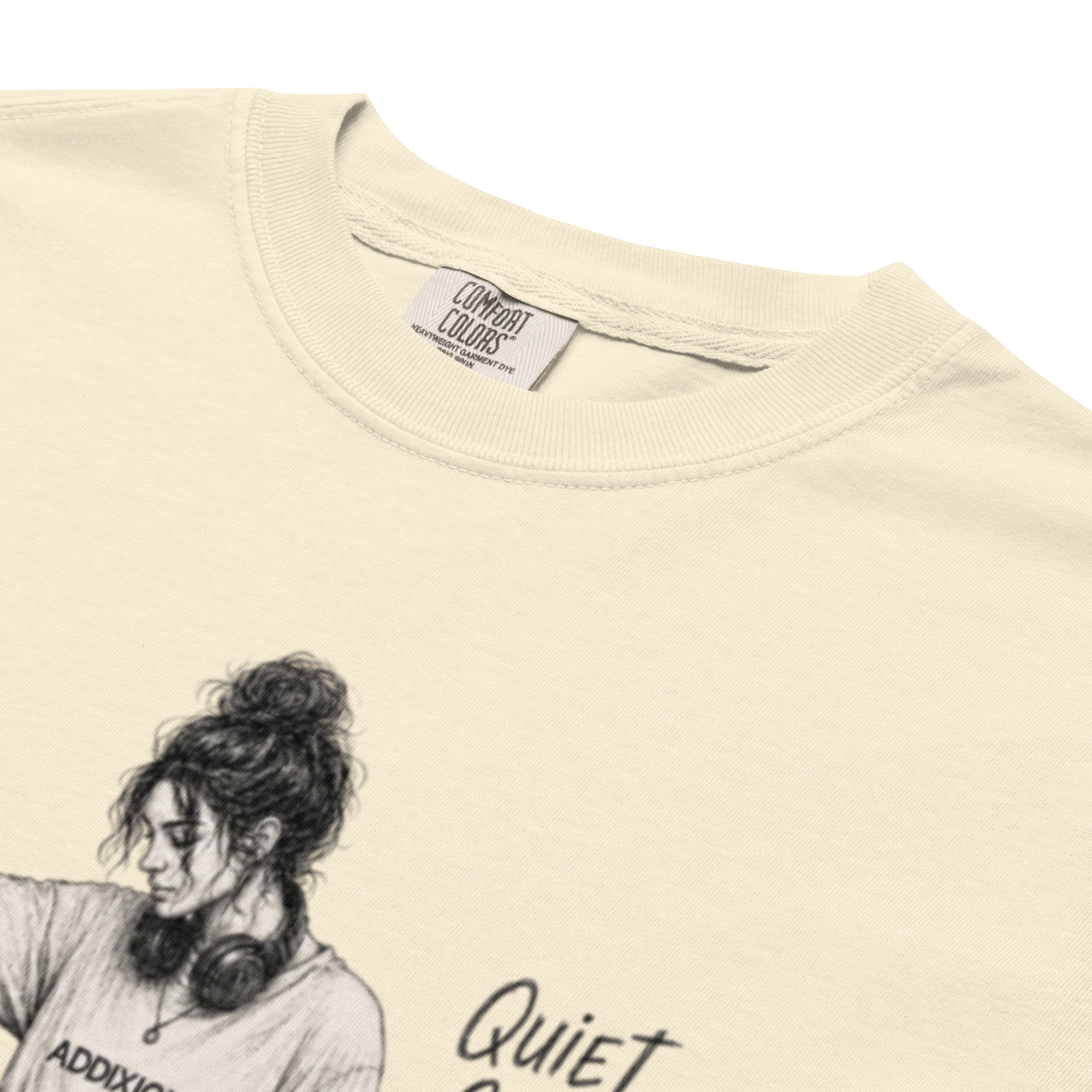 Quiet Chaos - Inner Strength | Unisex Garment-Dyed Heavyweight T-Shirt