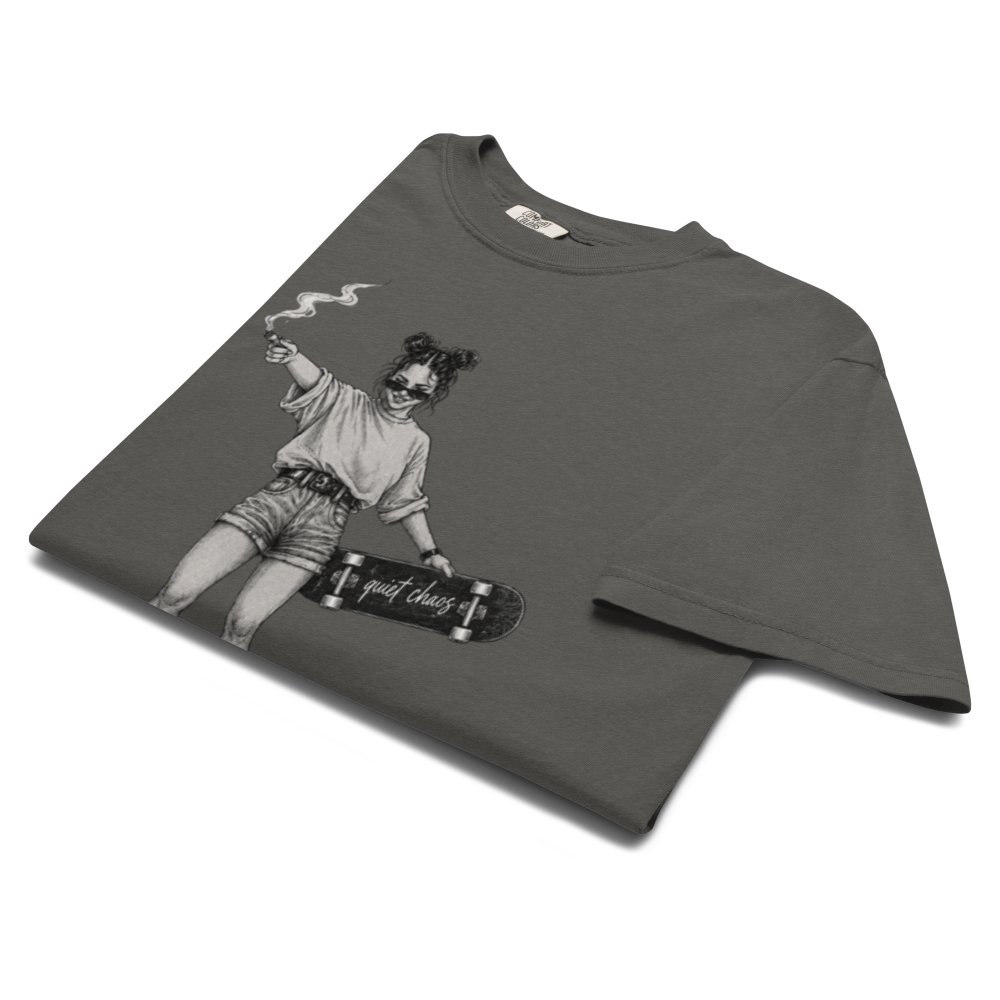 Quiet Chaos - Untamed Soul | Unisex Garment-Dyed Heavyweight T-Shirt