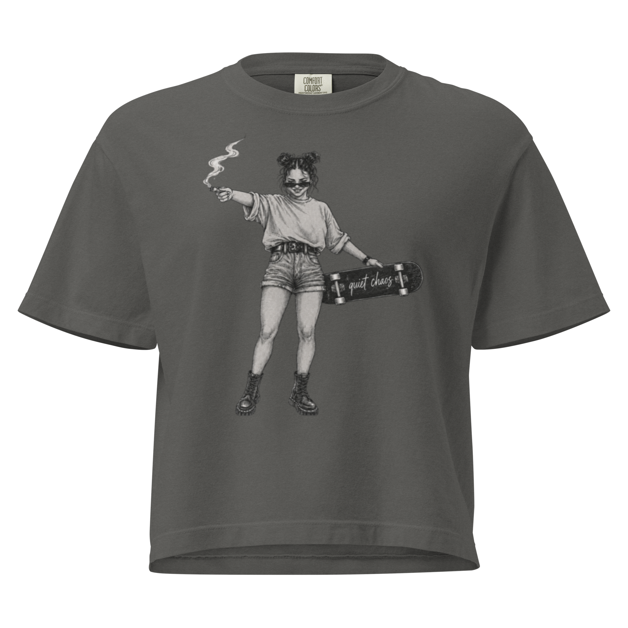 Quiet Chaos - Untamed Soul | Women’s Heavyweight Boxy Tee
