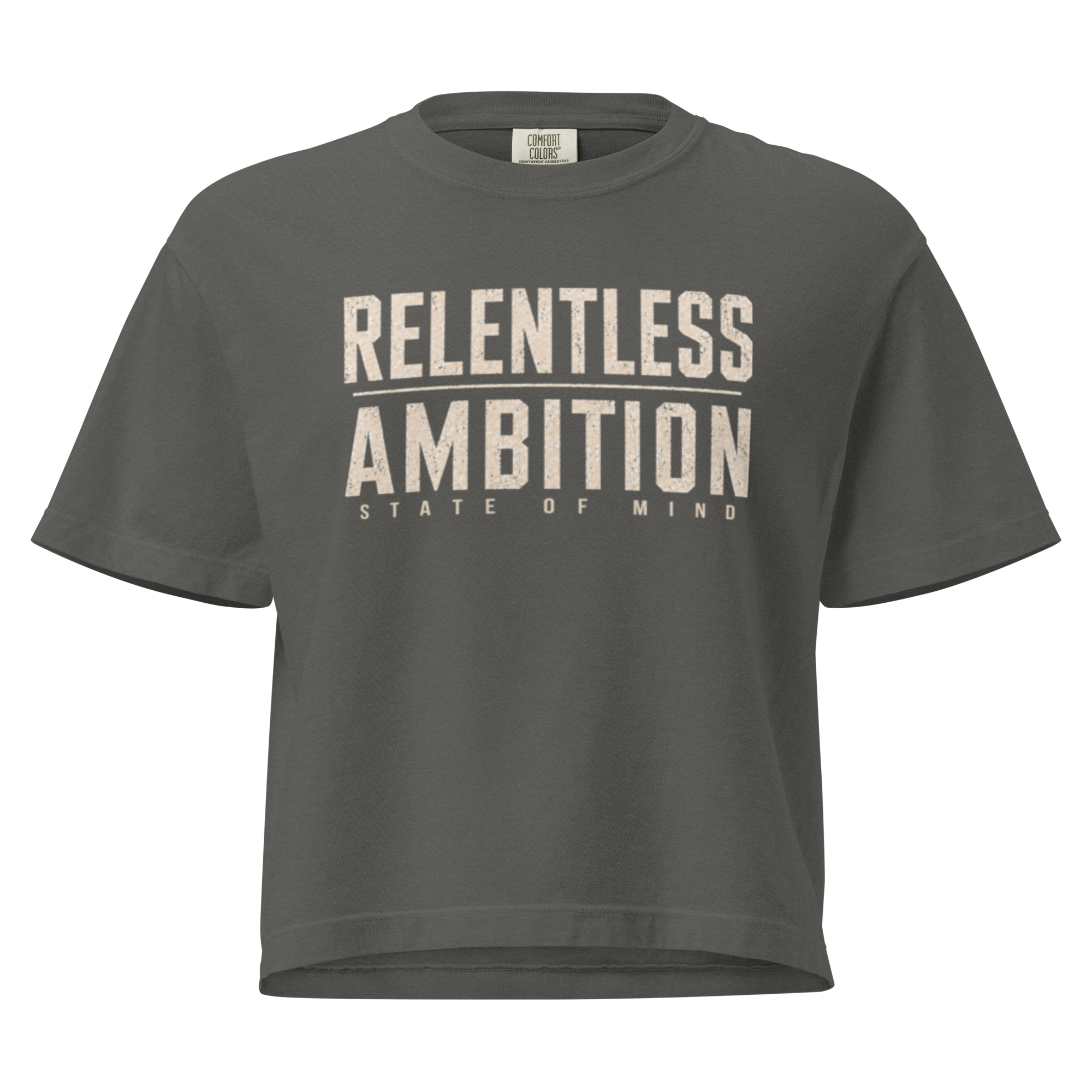 Relentless Ambition | Women’s Heavyweight Boxy Tee